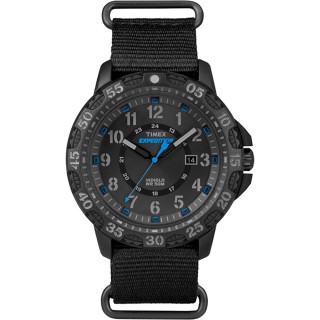 Timex Expedition Rugged Resin Slip-Thru Watch - Black/Black Timex Expedition Rugged Resin Slip-Thru Watch - Black/Black