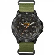 Timex Expedition Rugged Resin Slip-Thru Watch - Black/Green