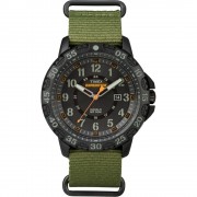 Timex Expedition Rugged Resin Slip-Thru Watch - Black/Green