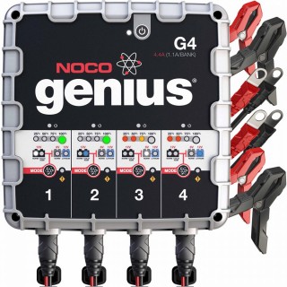 NOCO Genius G4 6V/12V 1100mA Battery Charger - 4-Bank NOCO Genius G4 6V/12V 1100mA Battery Charger - 4-Bank