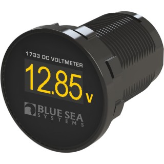 BLUE SEA SYSTEMS Blue Sea 1733 Mini OLED DC Voltmeter BLUE SEA SYSTEMS Blue Sea 1733 Mini OLED DC Voltmeter