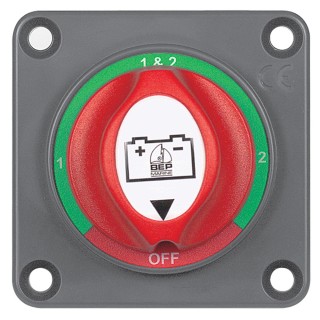 BEP MARINE BEP Panel-Mounted Battery Mini Selector Switch BEP MARINE BEP Panel-Mounted Battery Mini Selector Switch