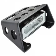 Lumitec Diesel - Extreme Duty LED Flood Light - Black Finish - White Dimming, Amber Flashing