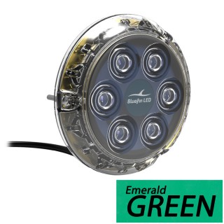 Bluefin LED Piranha P6 Nitro SM Underwater Light 24V - Emerald Green Bluefin LED Piranha P6 Nitro SM Underwater Light 24V - Emerald Green