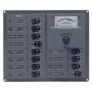 BEP MARINE BEP Panel 12SP DC12V Analog BEP MARINE BEP Panel 12SP DC12V Analog