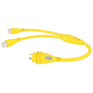 Furrion Y-Adapter Two 15A Female to One 30A Male Furrion Y-Adapter Two 15A Female to One 30A Male