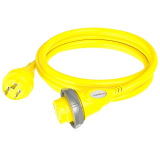 Furrion 30A 125V Marine Cordset 25ft Yellow W/LED Furrion 30A 125V Marine Cordset 25ft Yellow W/LED