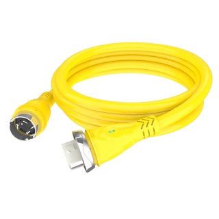 Furrion 50A 125/250V Marine Cordset 25ft Yellow W/LED Furrion 50A 125/250V Marine Cordset 25ft Yellow W/LED