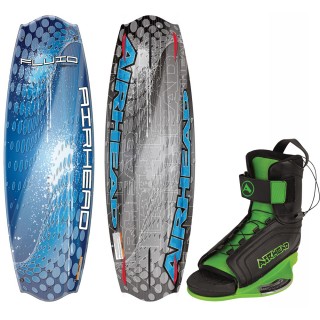 AIRHEAD WATERSPORTS Вейкборд и крепления Fluid Wakeboard - 134cm w/GOBLIN Bindings - Medium AIRHEAD WATERSPORTS Вейкборд и крепления Fluid Wakeboard - 134cm w/GOBLIN Bindings - Medium