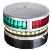 LOPOLIGHT Ходовой огонь Tri-Color/ якорный огонь/ импульсная лампа с горизонтальным креплением (Белый/Зеленый/Красный)