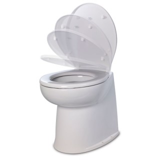 JABSCO Судовой электрический туалет Deluxe Flush Fresh Water Electric Toilet with Soft Close Lid JABSCO Судовой электрический туалет Deluxe Flush Fresh Water Electric Toilet with Soft Close Lid