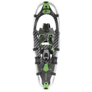 Yukon Charlie's Elite Spin Showshoe - 8" x 25" - Carbon/Green Yukon Charlie's Elite Spin Showshoe - 8" x 25" - Carbon/Green