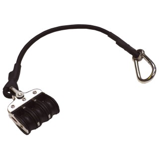 TACO METALS TACO Shock Cord Pulley w/Triple Roller TACO METALS TACO Shock Cord Pulley w/Triple Roller