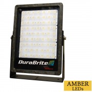 DuraBrite SLM Flood Light - Black Housing/Amber LEDs - 300W - 100-300VAC - 35,000 Lumens