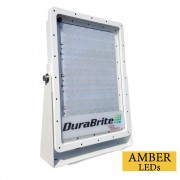 DuraBrite SLM Flood Light - White Housing/Amber LEDs - 270W - 12/24V - 35,000 Lumens At 24V