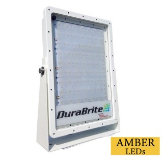 DuraBrite SLM Flood Light - White Housing/Amber LEDs - 300W - 100-300VAC - 35,000 Lumens
