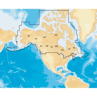 Navionics Navionics+ Regions - Canada & Alaska - Preloaded MSD Format Navionics Navionics+ Regions - Canada & Alaska - Preloaded MSD Format