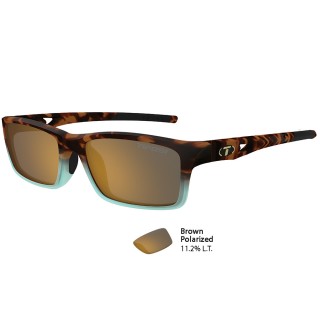 TIFOSI OPTICS Tifosi Watkins Matte Blue Tortoise Swivelink Sunglasses - Brown Polarized TIFOSI OPTICS Tifosi Watkins Matte Blue Tortoise Swivelink Sunglasses - Brown Polarized