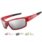 TIFOSI OPTICS Tifosi Camrock Metallic Red Golf Interchangeable Sunglasses - Smoke/GT&trade;/EC&trade;
