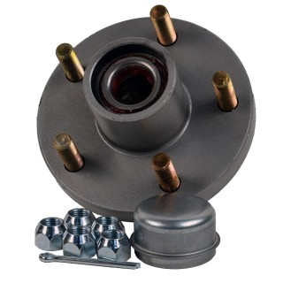 C.E. Smith Trailer Hub Kit - 1" Stud - 5 x 4.5" - Galvanized C.E. Smith Trailer Hub Kit - 1" Stud - 5 x 4.5" - Galvanized