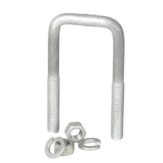 C.E. Smith Galvanized U-Bolt 1/2"-13 X 1-9/16" X 4-1/16" Square Bend C.E. Smith Galvanized U-Bolt 1/2"-13 X 1-9/16" X 4-1/16" Square Bend