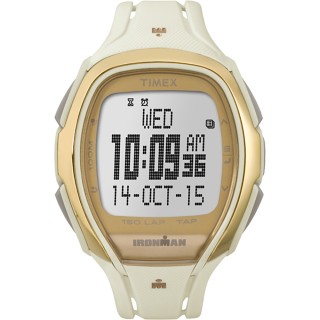 Timex IRONMAN® Sleek 150 Unisex Watch - Gold/White Timex IRONMAN® Sleek 150 Unisex Watch - Gold/White