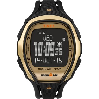 Timex IRONMAN® Sleek 150 Unisex Watch - Gold/Black Timex IRONMAN® Sleek 150 Unisex Watch - Gold/Black