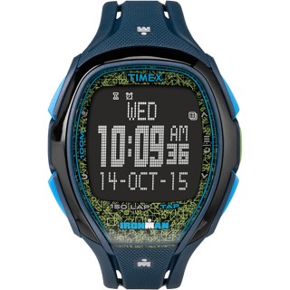 Timex IRONMAN® Sleek 150 Unisex Watch - Blue/Lime Timex IRONMAN® Sleek 150 Unisex Watch - Blue/Lime