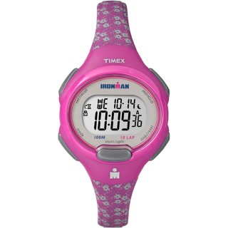 Timex IRONMAN® Essential 10 Mid-Size Watch - Pink/Gray Timex IRONMAN® Essential 10 Mid-Size Watch - Pink/Gray
