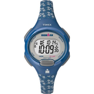 Timex IRONMAN® Essential 10 Mid-Size Watch - Blue/Gray Timex IRONMAN® Essential 10 Mid-Size Watch - Blue/Gray