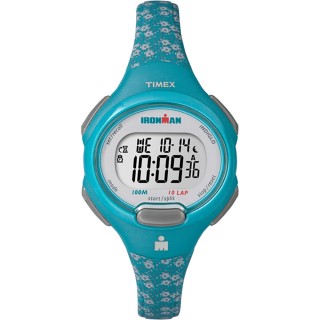 Timex IRONMAN® Essential 10 Mid-Size Watch - Teal/Gray Timex IRONMAN® Essential 10 Mid-Size Watch - Teal/Gray