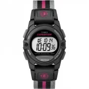Timex Expedition&reg; Mid-Size Striped Watch - Pink/Gray