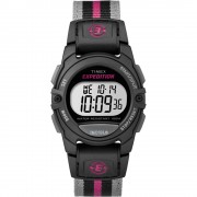 Timex Expedition&reg; Mid-Size Striped Watch - Pink/Gray