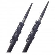 LEE'S TACKLE Lee's 20' Telescoping Carbon Fiber Poles Sleeved f/Rupp