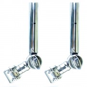 Tigress Adjustable T-Top Clamp-On Outrigger Holder - 1-5/16" IPS - 1-1/8" Poles - Pair