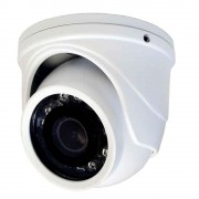 SPECO TECH Speco HD-TV1 1080p Indoor/Outdoor Mini-Turret Color Camera 2.9mm Fixed Lens - Reverse Image - White Housing