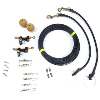 Tigress Deluxe Rigging Kit - 400lb Black Mono Tigress Deluxe Rigging Kit - 400lb Black Mono