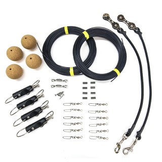 Tigress Ultimate Rigging Kit - 400lb Black Mono Tigress Ultimate Rigging Kit - 400lb Black Mono