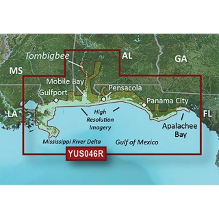 Garmin BlueChart® g2 HD w/High Resolution Satellite Imagery - Alabama/Mississippi Gulf Coast Garmin BlueChart® g2 HD w/High Resolution Satellite Imagery - Alabama/Mississippi Gulf Coast