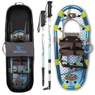 Yukon Charlie's Junior Aluminum Snowshoe Kit - 7" x 16" - Blue Yukon Charlie's Junior Aluminum Snowshoe Kit - 7" x 16" - Blue