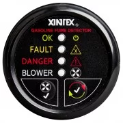 FIREBOY-XINTEX Xintex Gasoline Fume Detector & Blower Control w/Plastic Sensor - Black Bezel Display