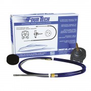 UFLEX USA Uflex Fourtech 7' Mach Rotary Steering System w/Helm, Bezel & Cable
