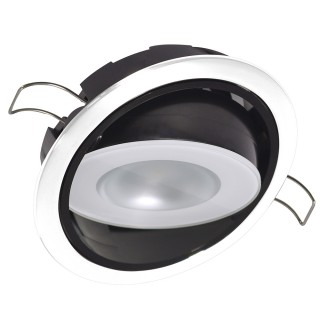 Lumitec Mirage Positionable Down Light - White Dimming, Red/Blue Non-Dimming - White Bezel Lumitec Mirage Positionable Down Light - White Dimming, Red/Blue Non-Dimming - White Bezel