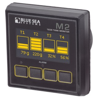 BLUE SEA SYSTEMS Blue Sea 1839 M2 OLED Tank Monitor BLUE SEA SYSTEMS Blue Sea 1839 M2 OLED Tank Monitor