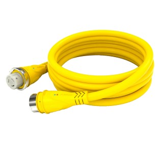 Furrion 50A 125V Marine Cordset - 25' - Yellow w/LED Furrion 50A 125V Marine Cordset - 25' - Yellow w/LED
