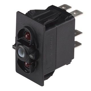 CZone Custom Carling Rocker Momentary (ON)/OFF Switch w/Red LED CZone Custom Carling Rocker Momentary (ON)/OFF Switch w/Red LED