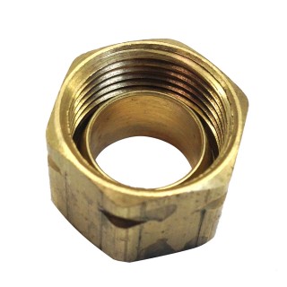UFLEX USA Uflex Brass Compression Nut w/Sleeve #61CA-6 UFLEX USA Uflex Brass Compression Nut w/Sleeve #61CA-6