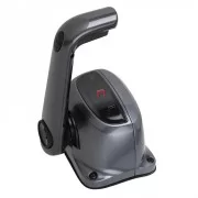 UFLEX USA Uflex&nbsp;Single Lever Top Mount Control w/Neutral Lock & Trim Switch - Black