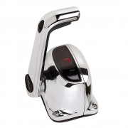 UFLEX USA Uflex&nbsp;Single Lever Top Mount Control w/Neutral Lock & Trim Switch - Chrome
