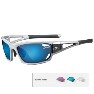 TIFOSI OPTICS Tifosi Dolomite 2.0 Interchangeable Sunglasses - Metallic Silver TIFOSI OPTICS Tifosi Dolomite 2.0 Interchangeable Sunglasses - Metallic Silver